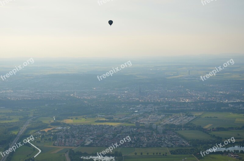 Ulm Balloon City City From Above Hot Air Balloon Ride