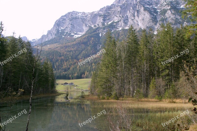 Berchtesgaden Ramsau Hintersee Bavaria Upper Bavaria