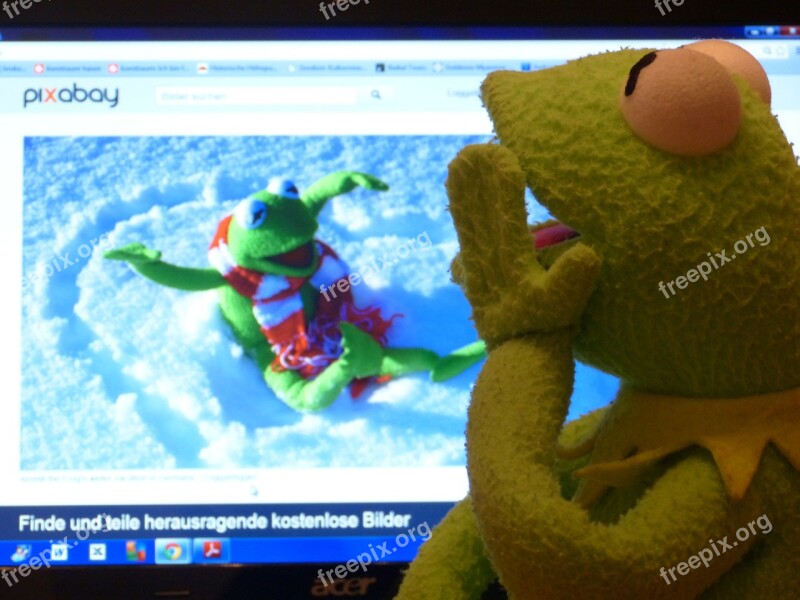 Kermit Frog Computer Pixabay See