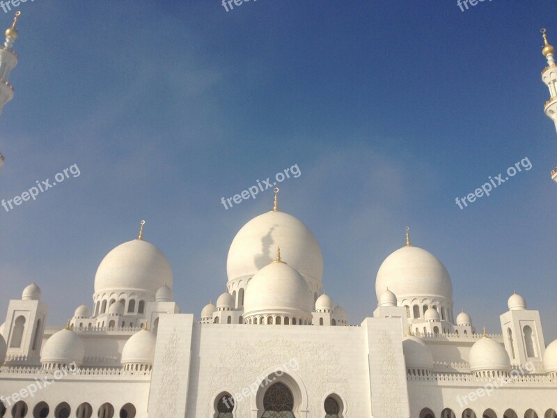 Abu Dhabi Architecture Building Islam