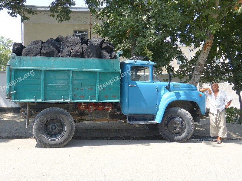 Truck Carbon Coal Transport Vehicle Auto