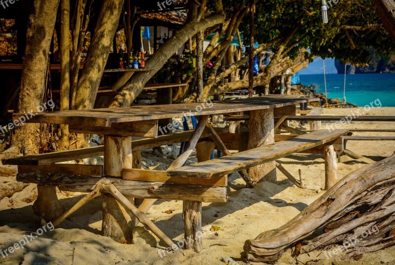 Beach Restaurant Woods Beach Chair Sea