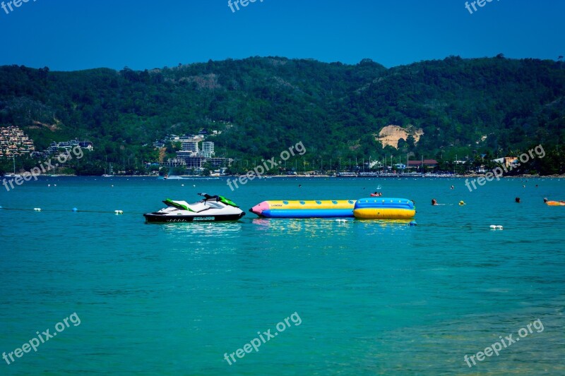 Blue Sea Ocean Water Cliff