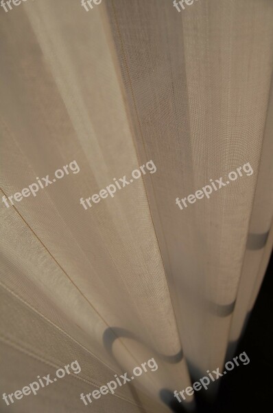 Curtain Fabric Tissue Wave Lines