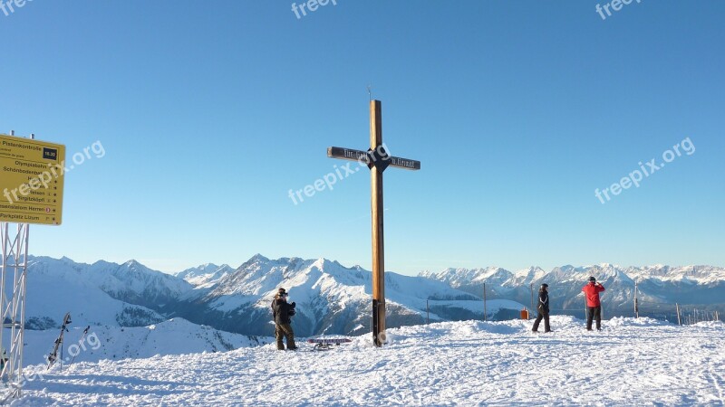 Lizium Axamer Mountains Skiing Free Photos