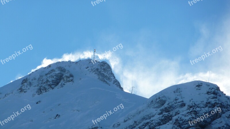 Lizium Axamer Mountains Skiing Free Photos