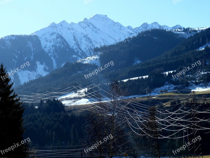 Power Poles Power Line High Voltage Energy Reinforce Free Photos