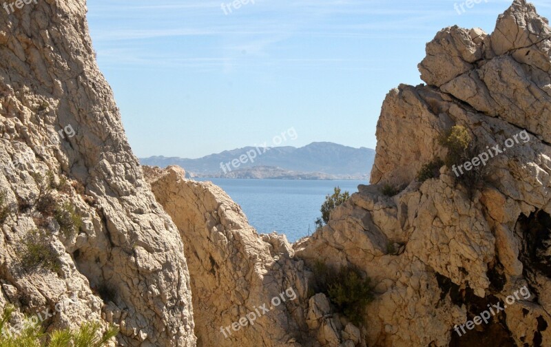 Niolon L'estaque Marseille Creeks Sea South