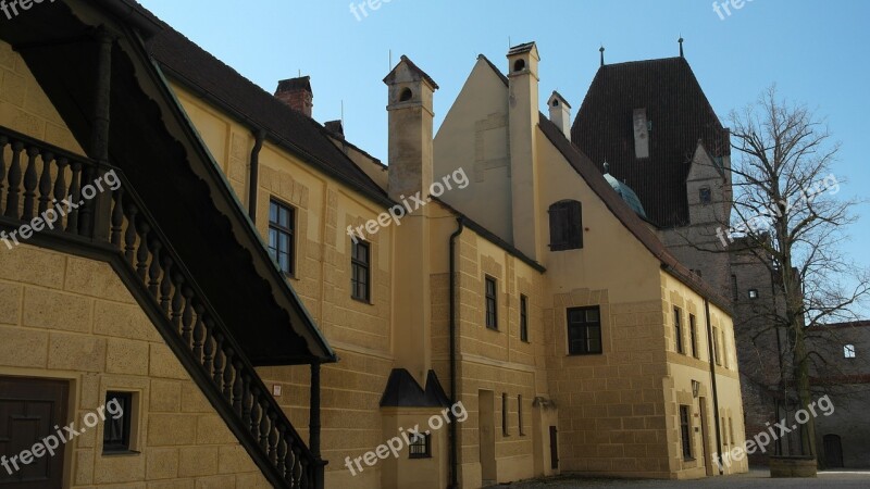 Landshut City Bavaria Historically Trausnitz Castle