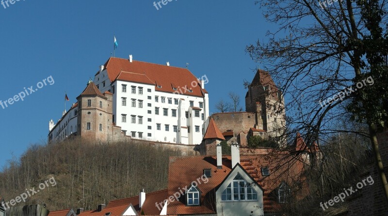 Landshut City Bavaria Historically Trausnitz Castle