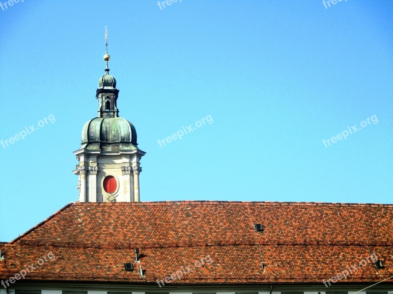 Architecture Tile Roof Abbey District Cathedral Tower