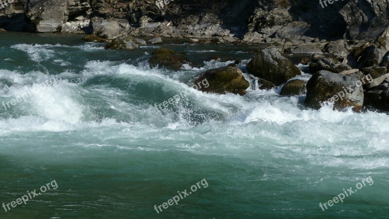 River Water Courses Nature Current Waves