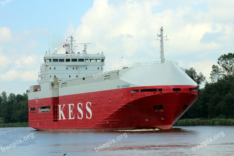 Ship Ships Car Ferry Roro Shipping