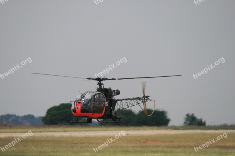 Alouette Ll Helicopter Helicopter Rotor Airborne Low