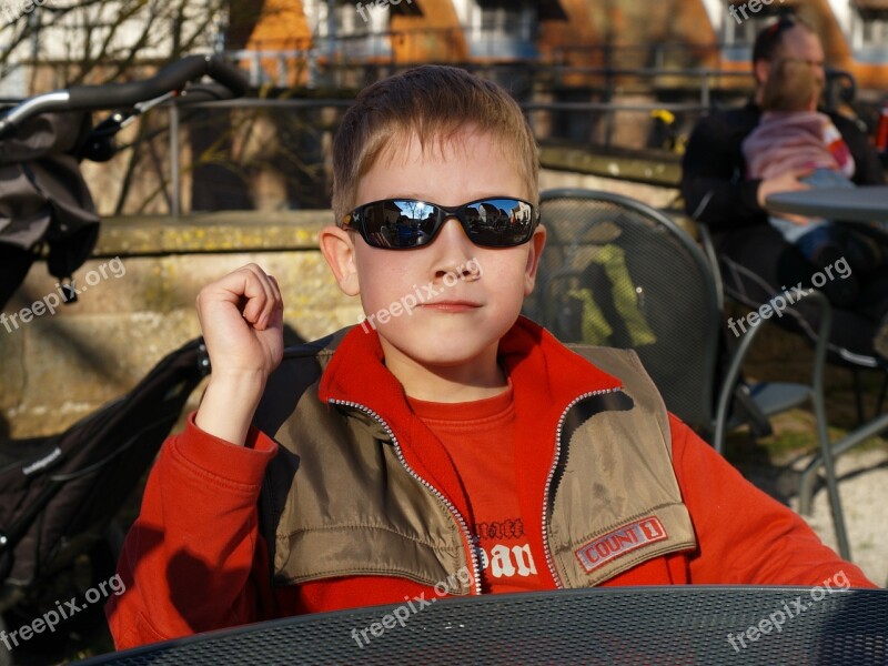 Boy Child Sunglasses Cool Sit