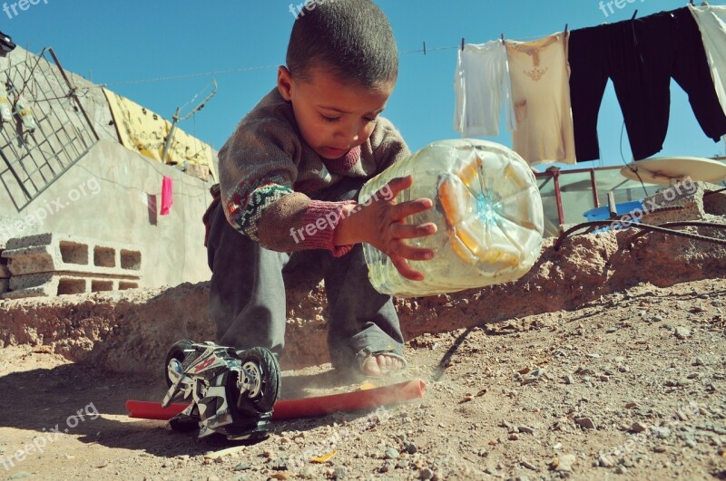 Child Playing Boy Kid Outdoors