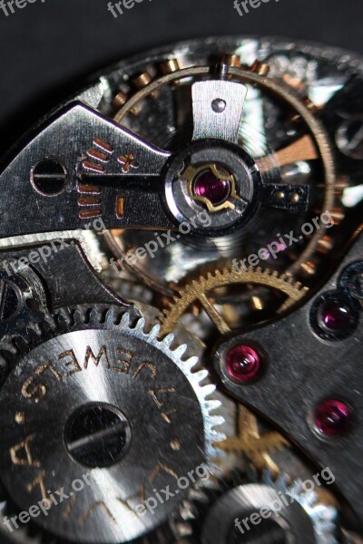 Clock Gear Train Unruh Stock Retro Recording