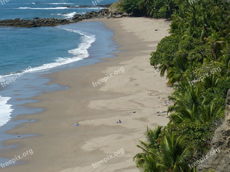 Beach Sand Sea Wave Vacations