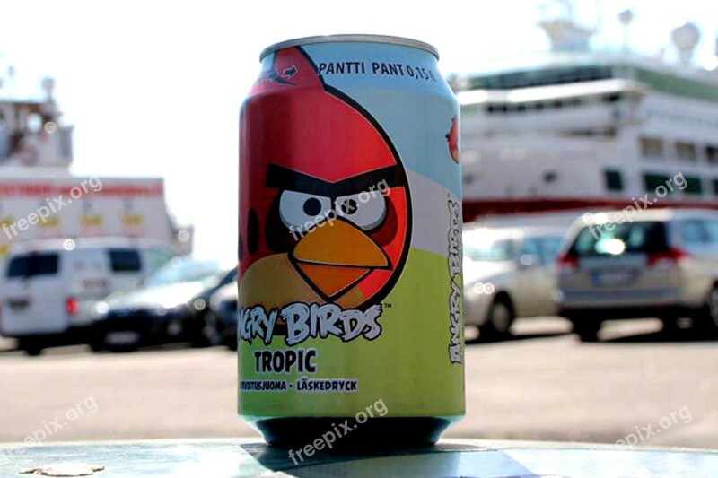 Beverage Can Rifle Box Angry Birds Free Photos