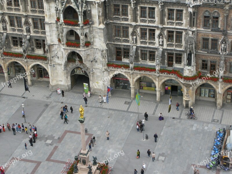 Munich Marienplatz City Center Free Photos