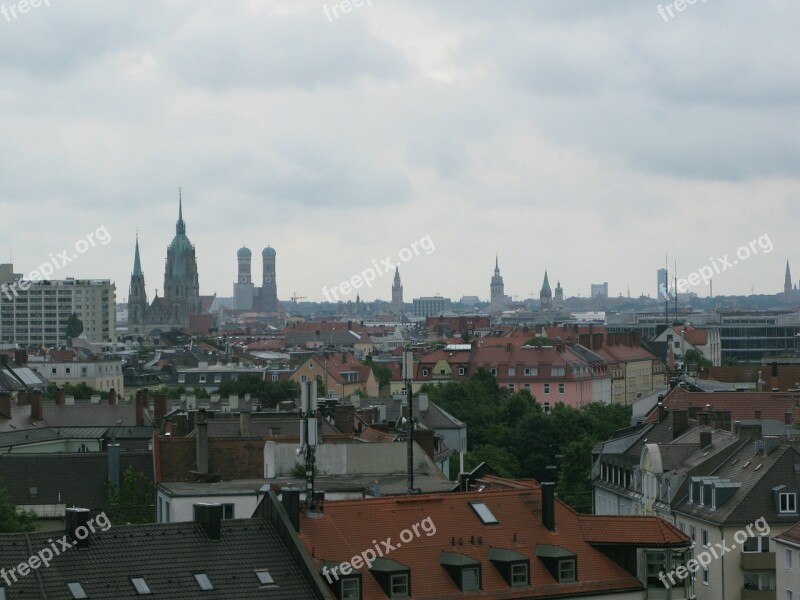 Munich Bavaria City Frauenkirche Free Photos