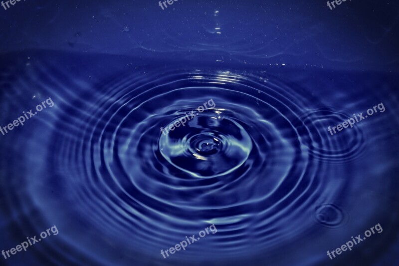 Drop Of Water Wave Wet Circle Waves Circles