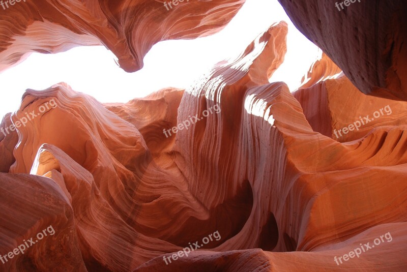 Antelope Canyon Arizona Usa Canyon Gorge