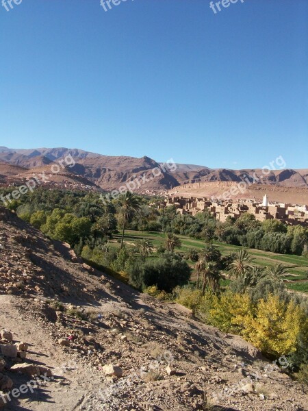 Morocco Rocks High Atlas High Mountain Todra Gorge