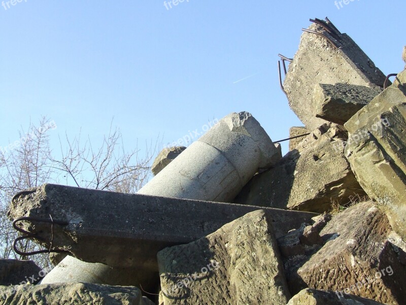 Debris World War Ii Rubble Women Monte Scherbelino Stuttgart