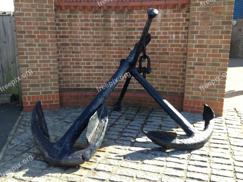 Anchor Ship Anchor Antique History Metal