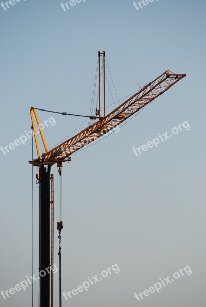 Baukran Site Crane Arm Build Crane