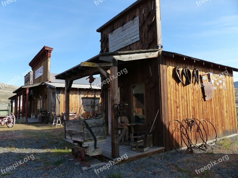 Deadman Ranch Ancient Buildings Wooden