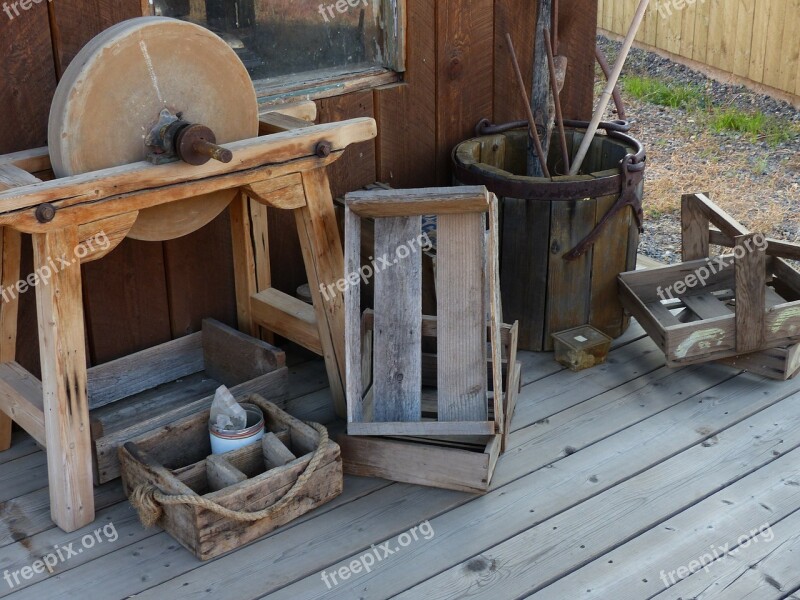 Deadman Ranch Ancient Buildings Wooden Western Style