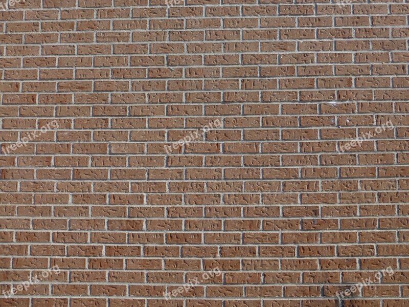 Texture Brick Wall Orange Red