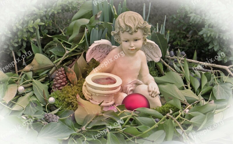 Angel Angel Figure Figure Plant Garden Figurines