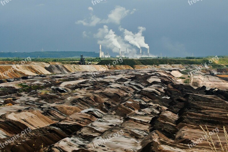 Brown Coal Energy Garzweiler Bucket Wheel Excavators Open Pit Mining