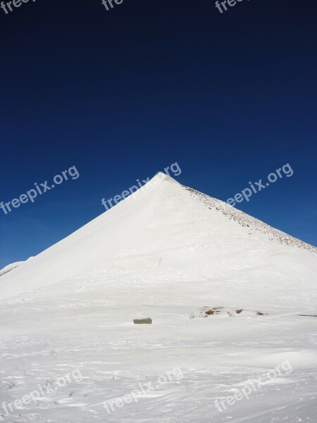 Alps Snow Summit France Mountain