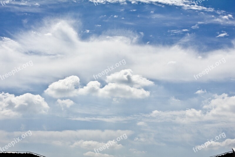 Sky White Cloud Clean Levels Of Beautiful