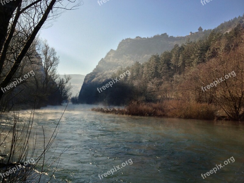 Sana River Water Bosnia Fog