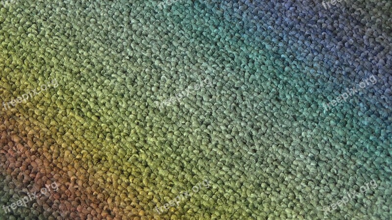 Carpet Textile Rainbow Colors Refraction Free Photos