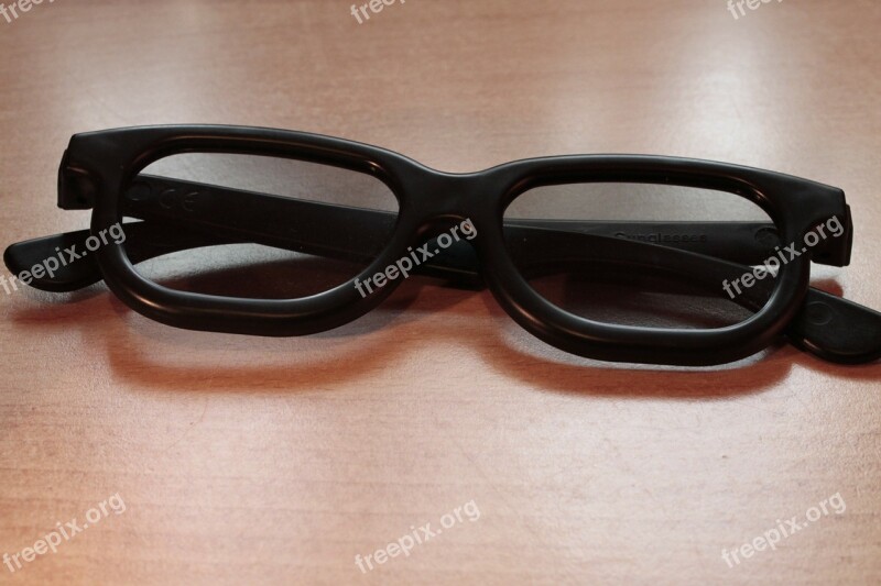 Glasses Black 3d Glasses Free Photos