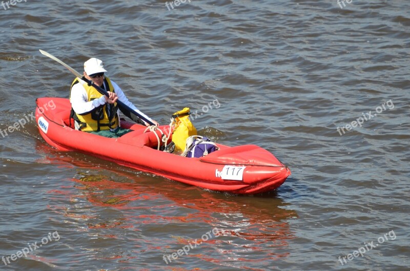 Rafting Kayak Canoe Man Boat