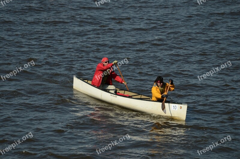 Kayak Rafting Canoe Man Boat