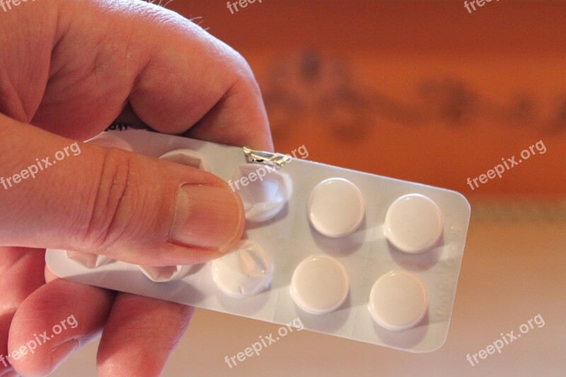 Hand Tablets Disease Health Check Pills