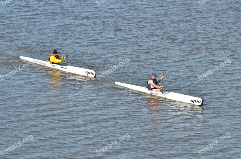 Competition Kayak Race Ocean Rafting