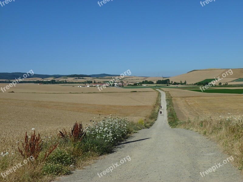 Jakobsweg Spain Gravel Road Make A Pilgrimage Pilgrimage