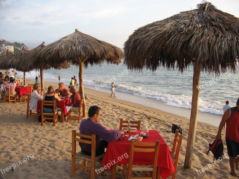 Beach Restaurant Beach Resort Beach Water Sand