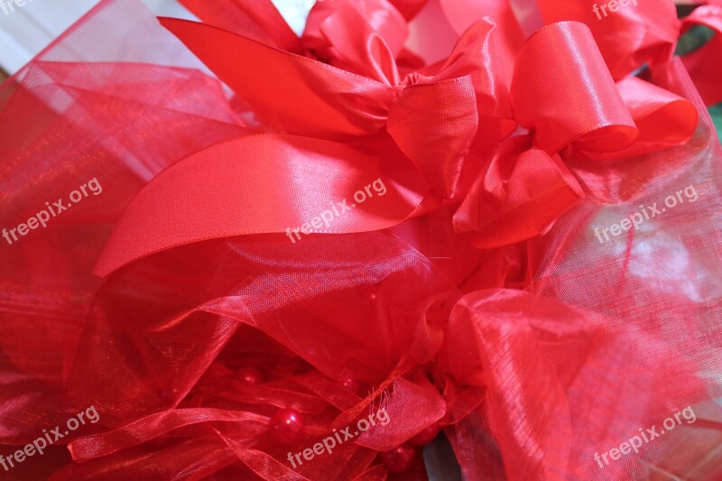 Band Red Gift Packaging Loop