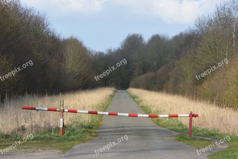 Barrier Gates Walking Path Nature Forest Free Photos