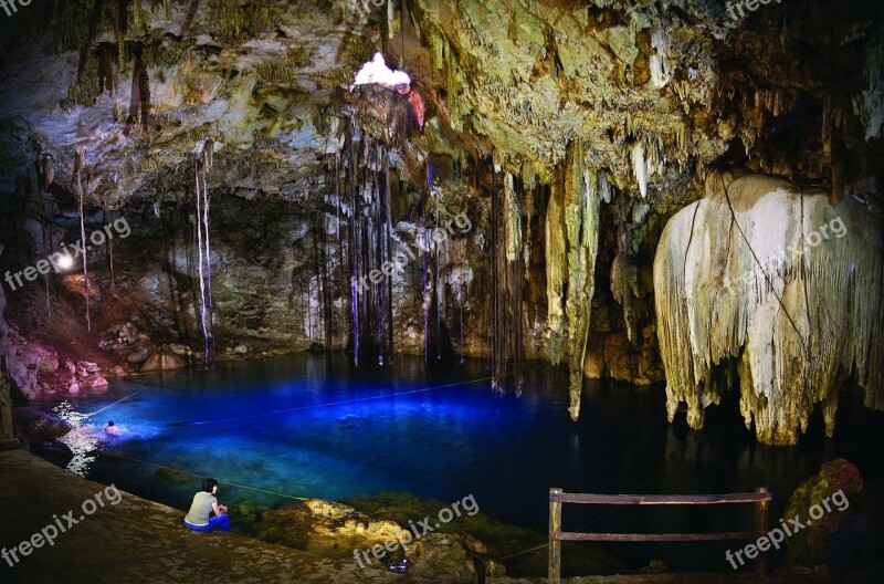 Cenote Sacred Yucatan Free Photos